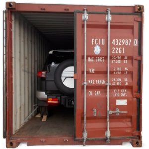 sicher transportieren Container Beladung Umzug USA mit Autotransport USA