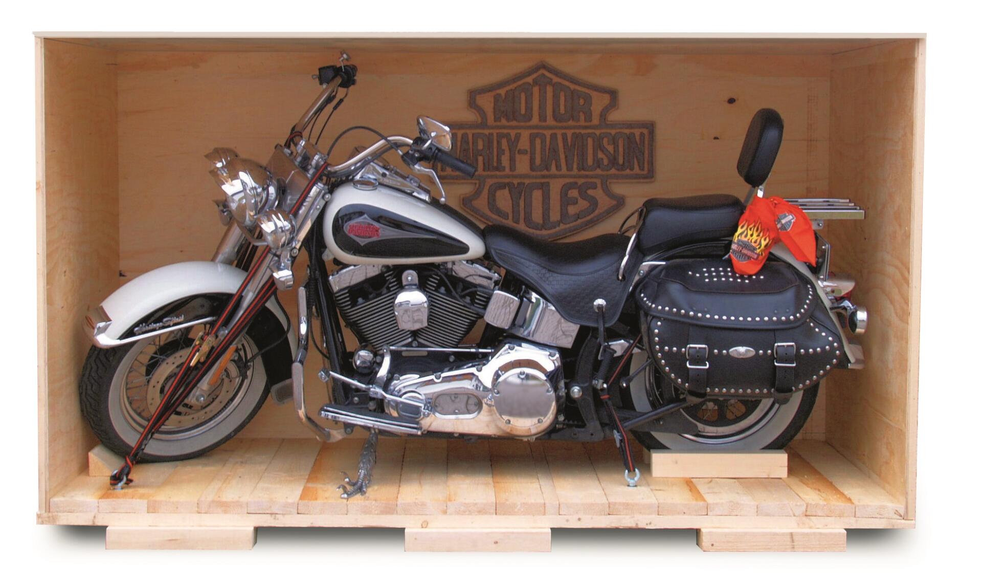 Moving with motorcycle, crate transport overseas, machine transport Customized Crate, Individual Transport of Items