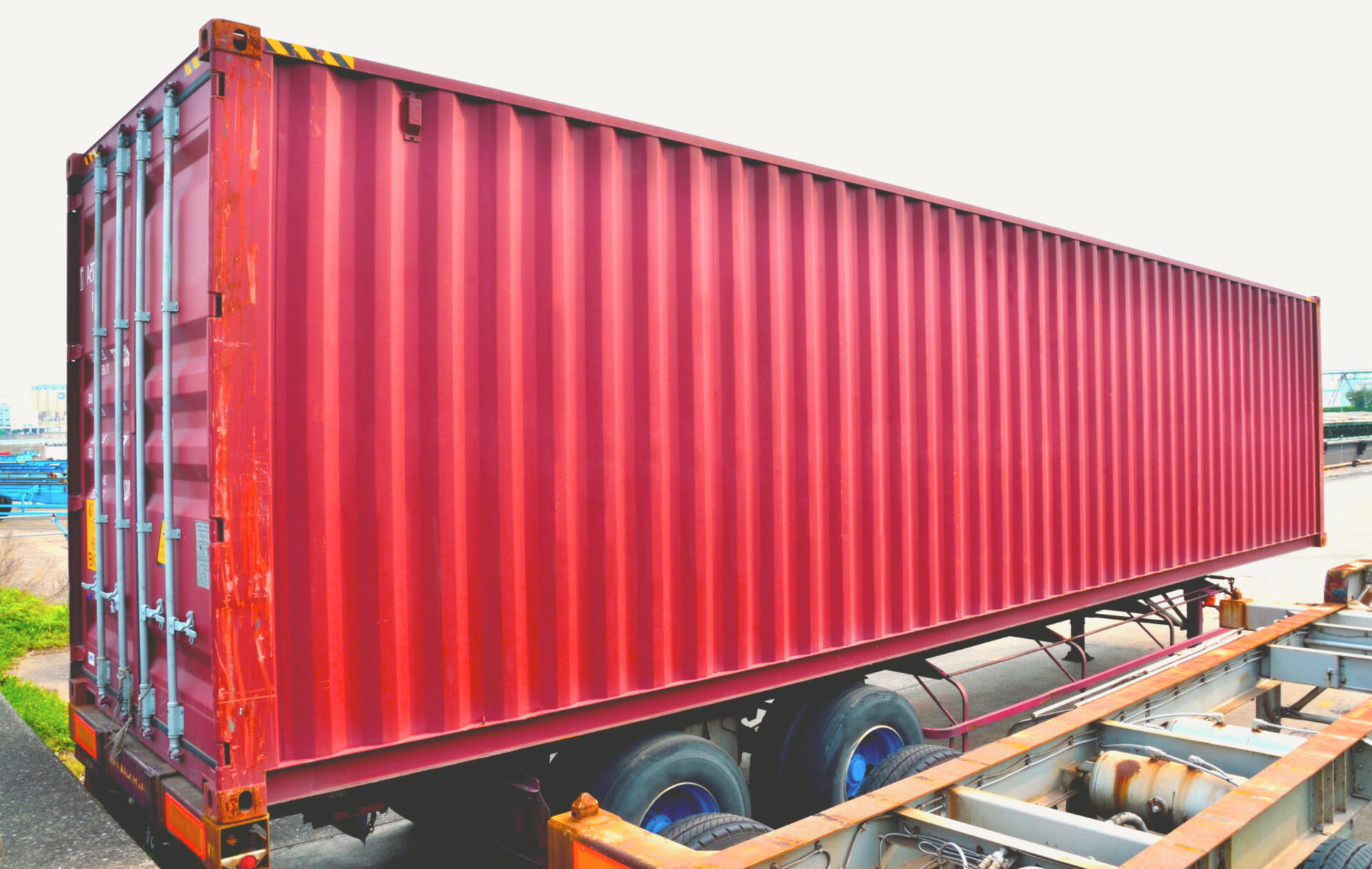 Cargo Container Transport Chassis