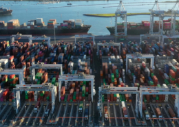 Container Hafen Melbourne Gross 1