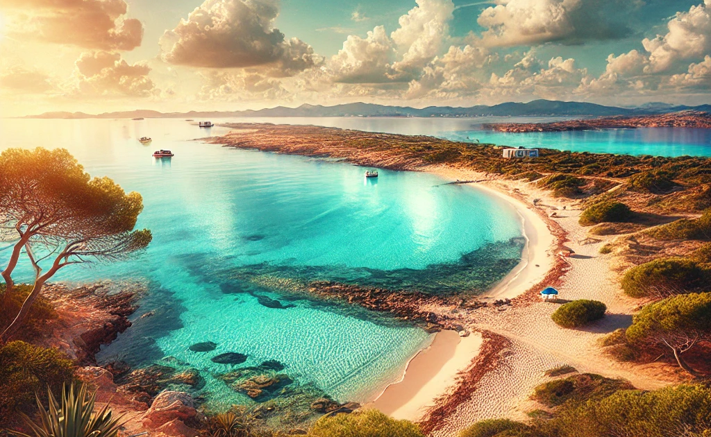 Küstenlinie Formentera Umzug Berlin - Formentera, Leben auf Formentera Umzug Beiladung nach Formentera über Ibiza umzug Berlin - Formentera umzug nach spanien service umzüge nach Formentera