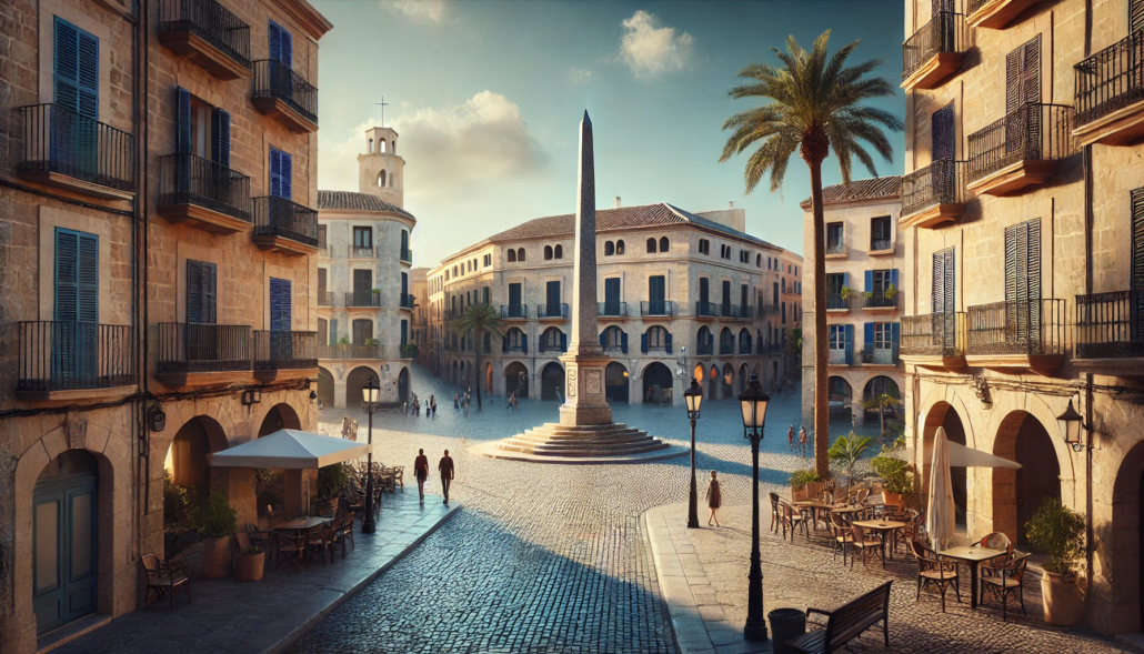 Plaça des Born (Ciutadella) Umzug Berlin - Menorca, Leben auf Menorca Umzug Beiladung nach Menorca umzug Berlin - Menorca umzug nach spanien service umzüge nach Menorca